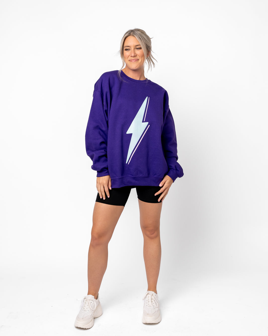 Bolt Crewneck Sweatshirt | Bel-Air Purple