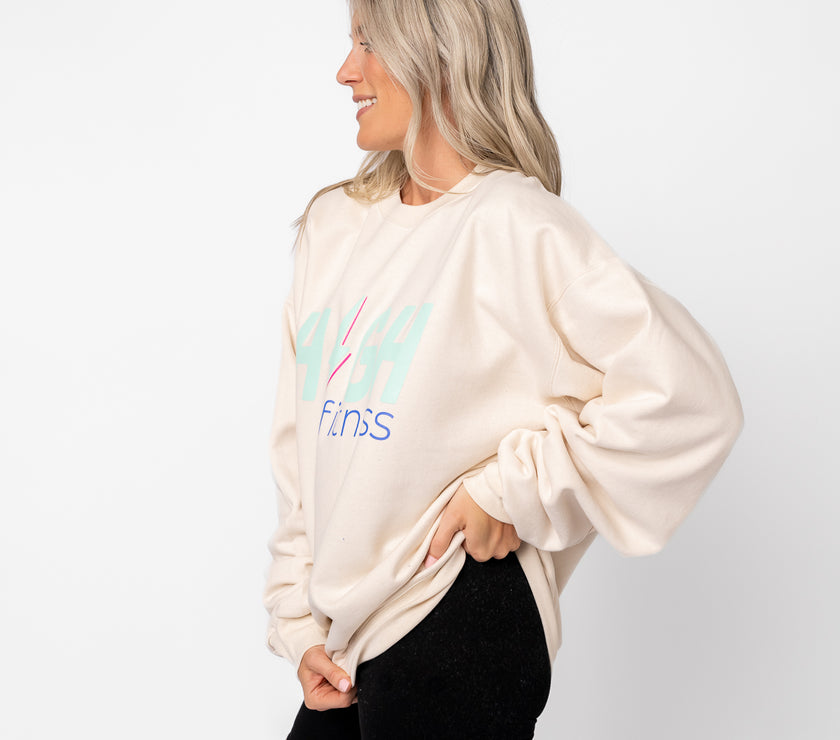 HIGH Crewneck Sweatshirt | Vanilla Baby