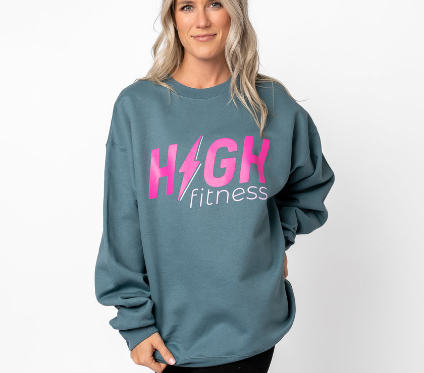 HIGH Crewneck Sweatshirt | Teal
