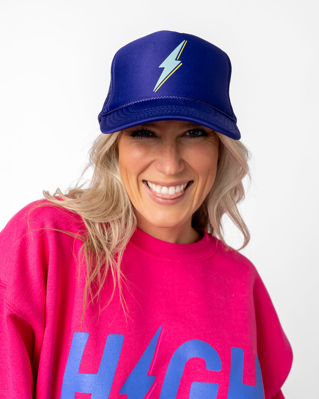 Bolt Trucker Hat | Bel-Air Purple