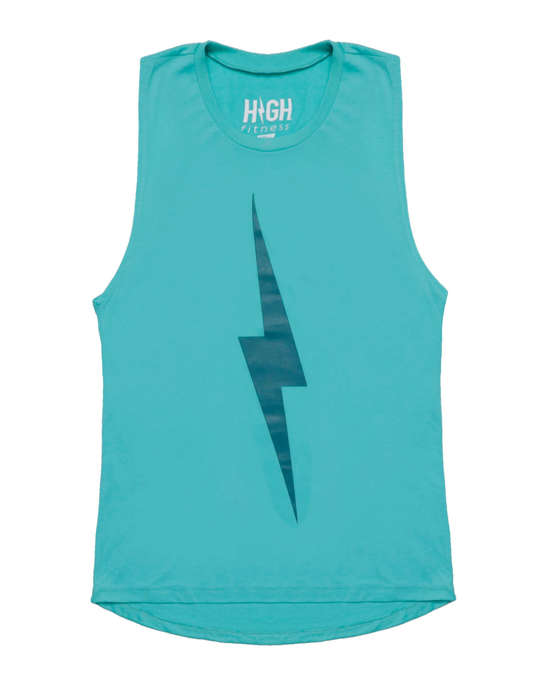 Bolt Muscle Tank | Teal on Teal