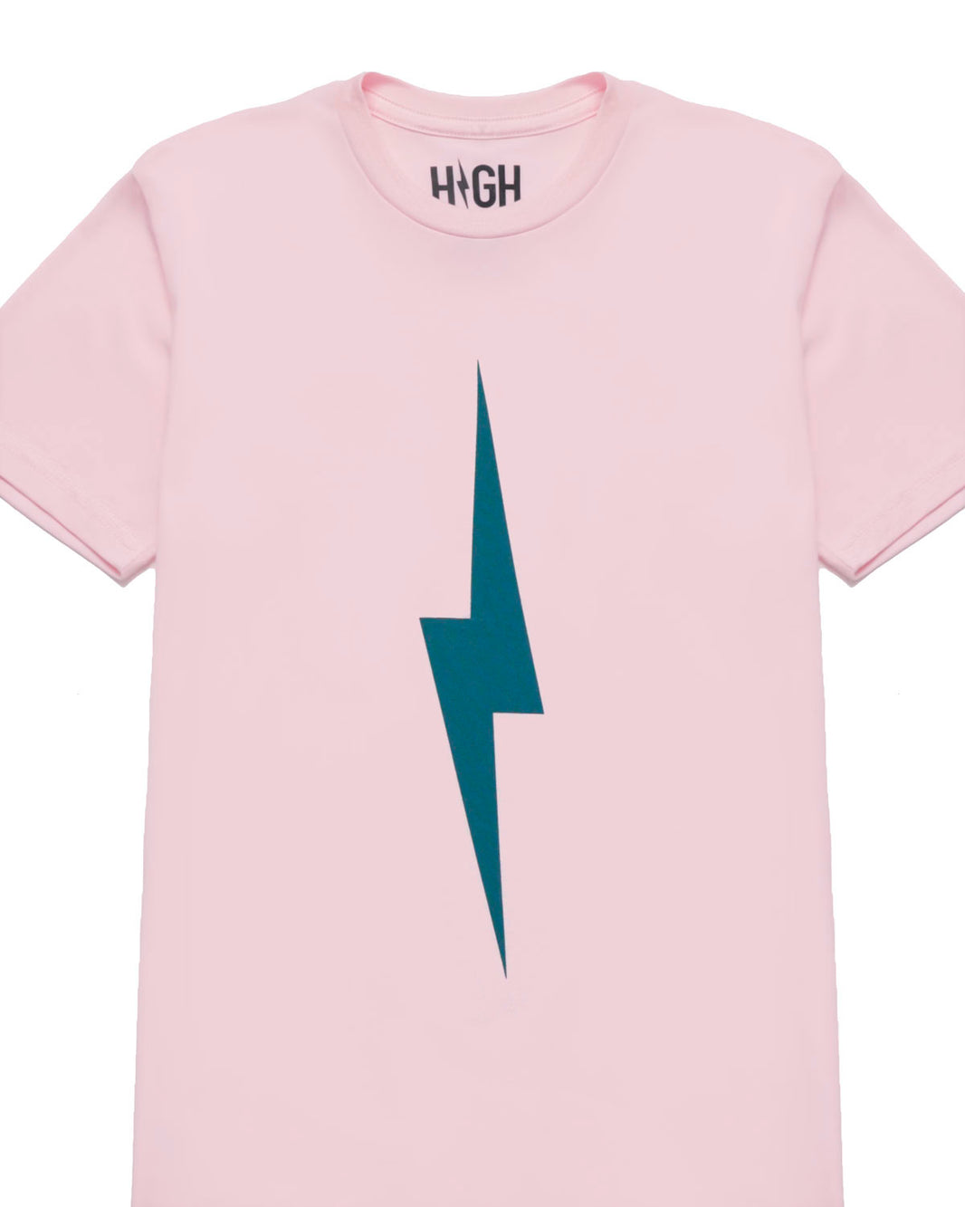 Bolt Tee | Teal on Pink *M & L*