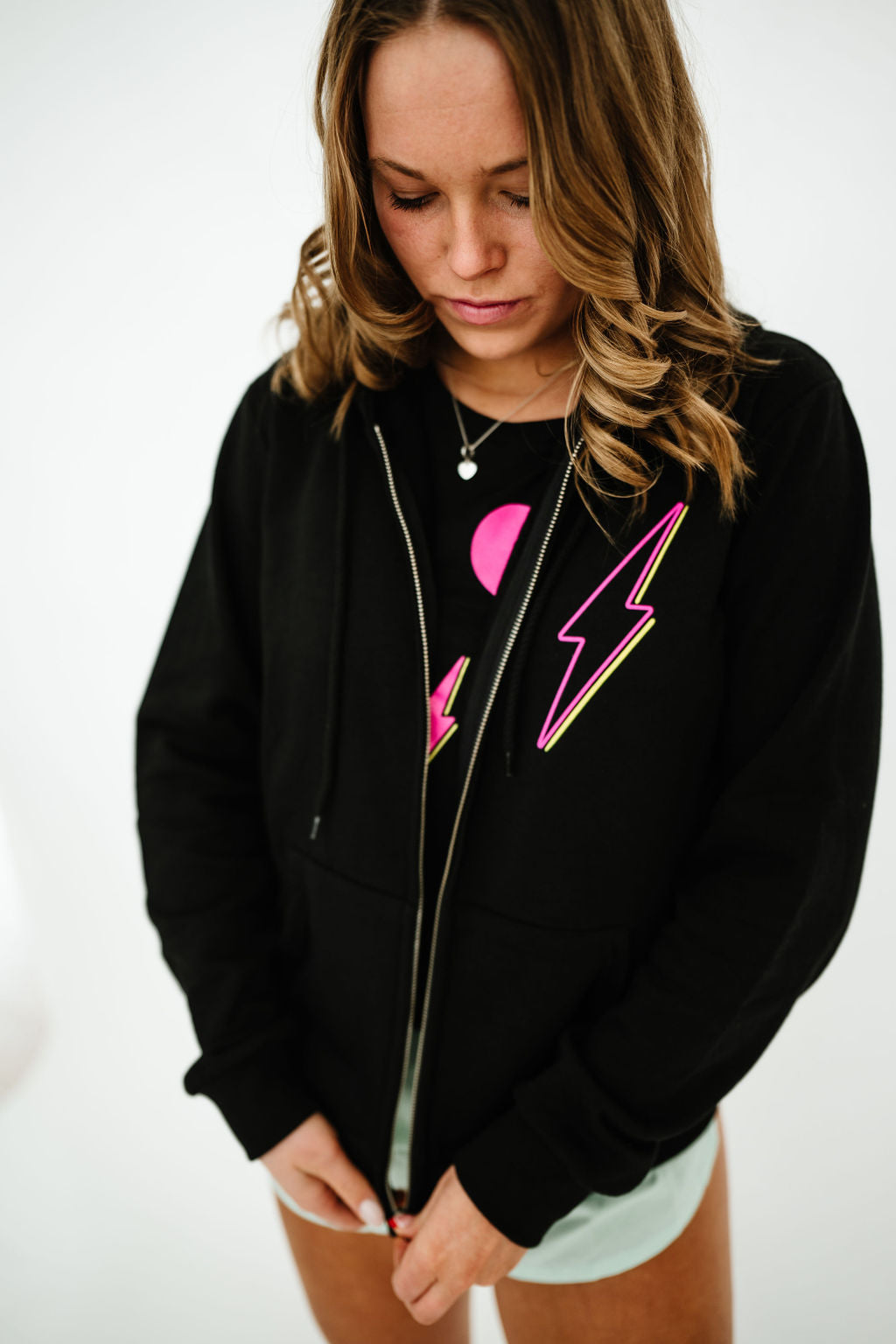 HIGH Fitness Black Zip-Up Jacket *XS*