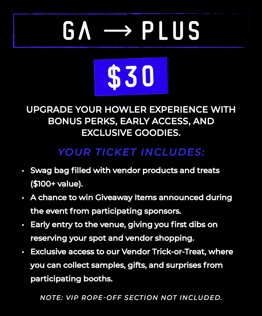 Howler Ticket *Upgrade*