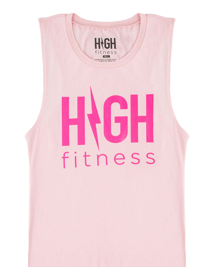 Pink on Pink Muscle Tank