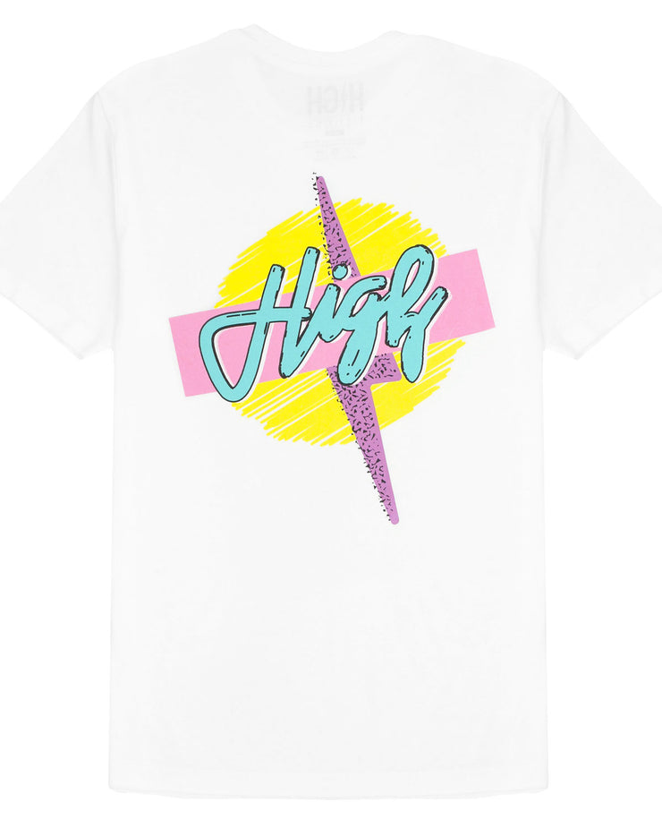 Scribble Logo Oversized Tee | White