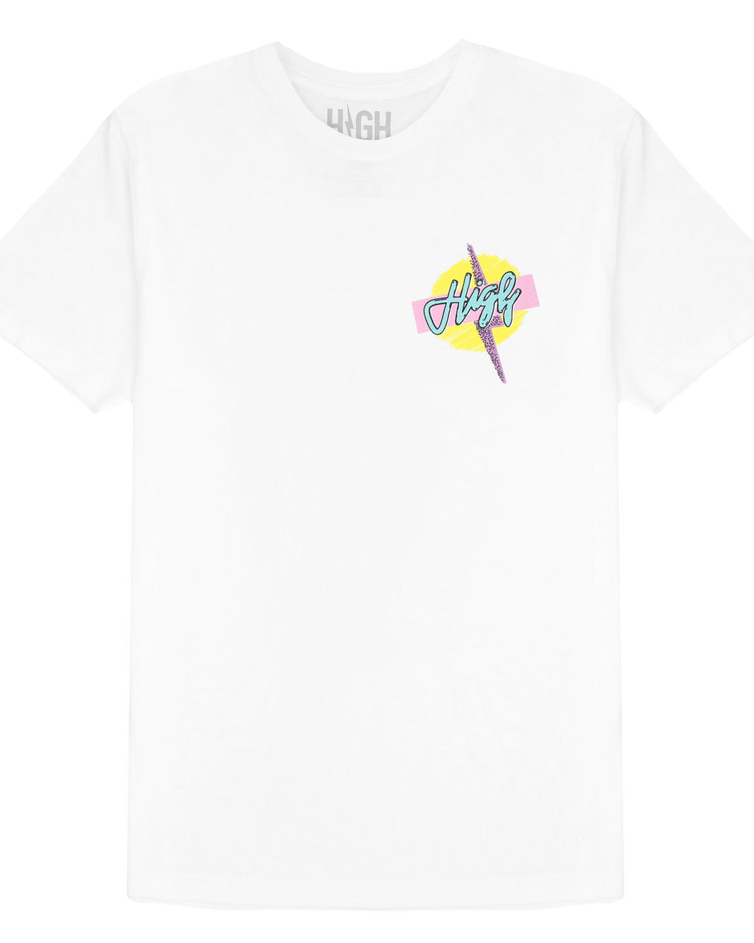 Scribble Logo Oversized Tee | White