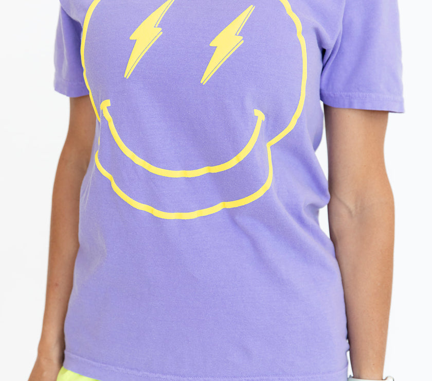 Fun Things Boyfriend Tee | Lavender