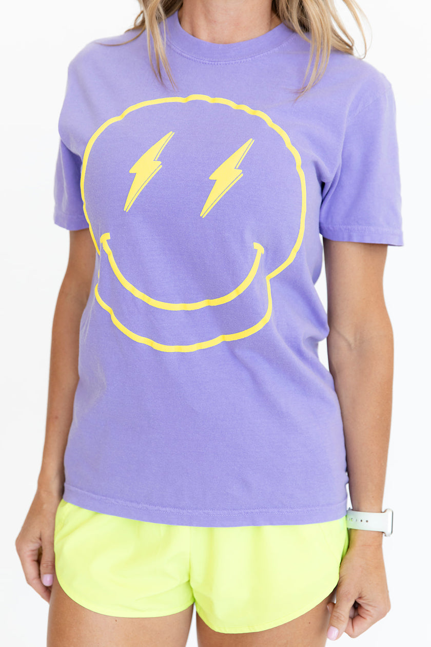 Fun Things Boyfriend Tee | Lavender