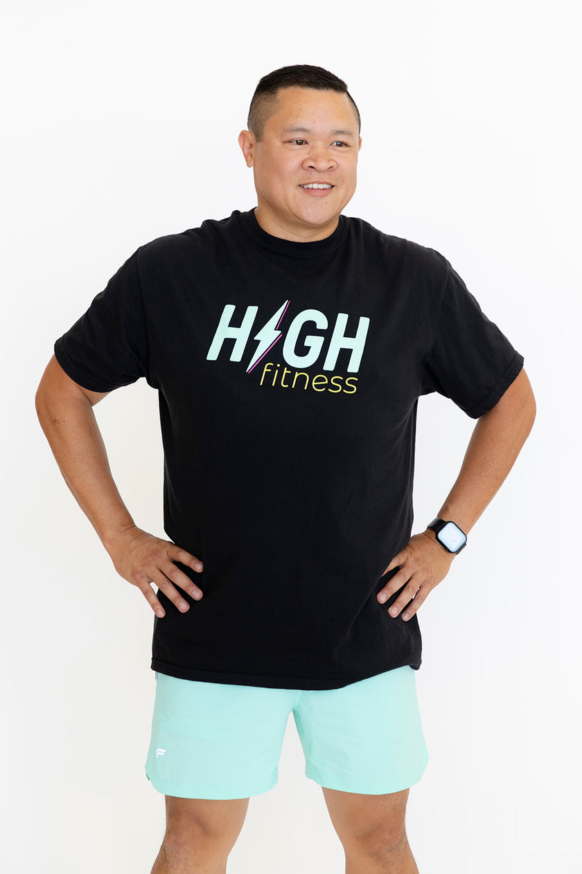 HIGH Boyfriend Tee | Black