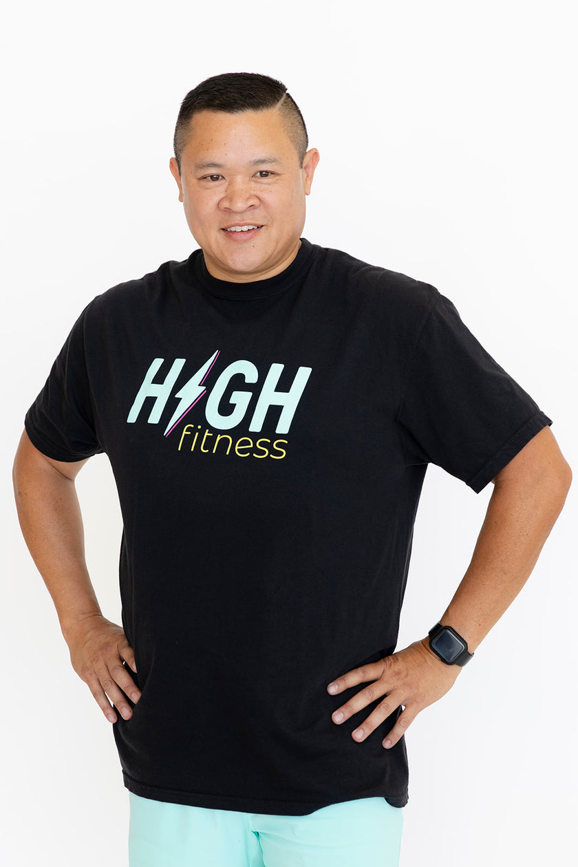 HIGH Boyfriend Tee | Black