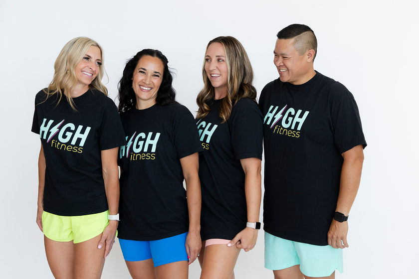 HIGH Boyfriend Tee | Black