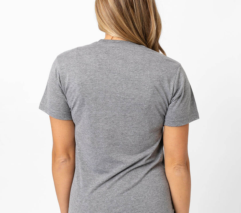 American Flag Vintage Bolt Tee | Athletic Gray