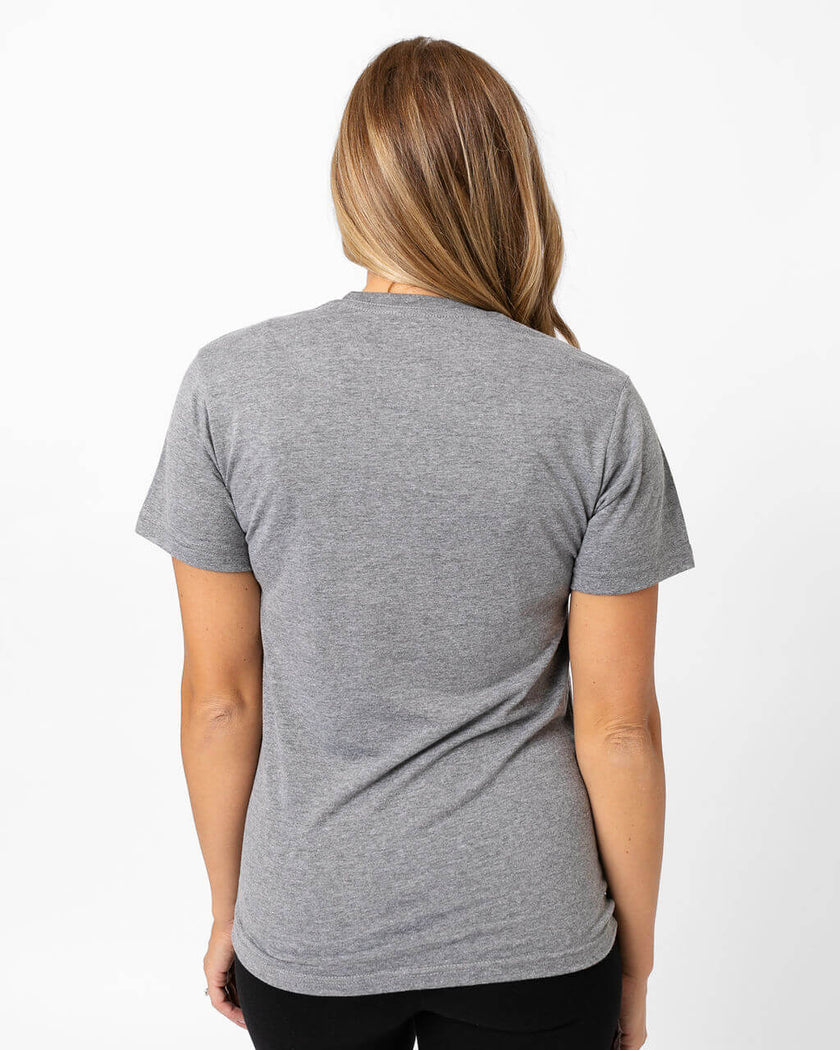 American Flag Vintage Bolt Tee | Athletic Gray