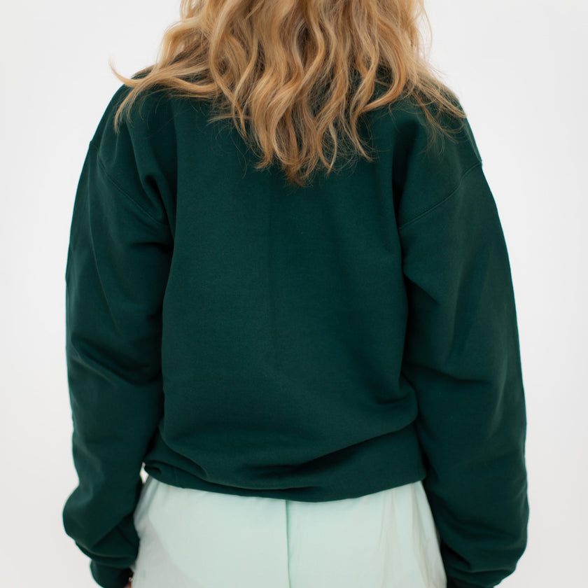 HIGH Oversized Crewneck Sweatshirt | Evergreen Energy with Mint Logo