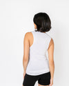 Bolt Muscle Tank | Heather White