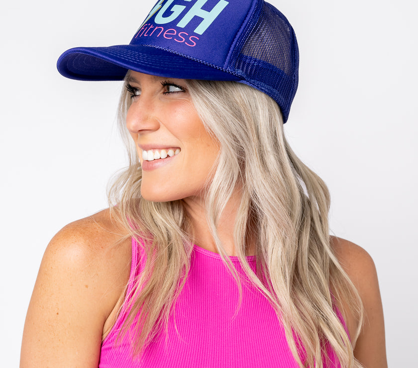 HIGH Trucker Hat | Bel-Air Purple