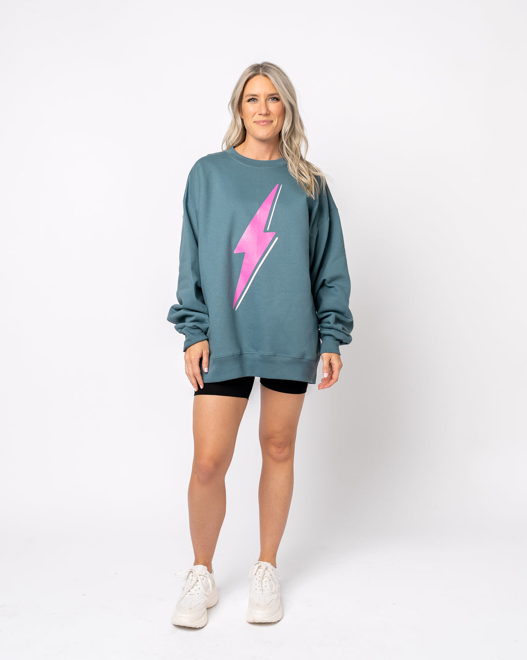 Bolt Crewneck Sweatshirt | Teal
