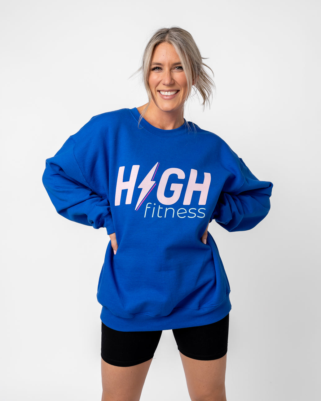 HIGH Crewneck Sweatshirt | Electric Blue