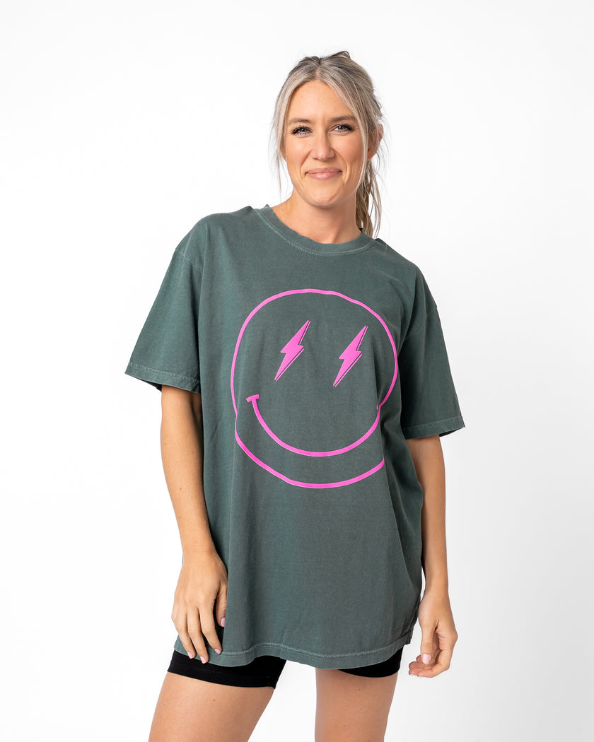 Fun Things Boyfriend Tee | Emerald Green