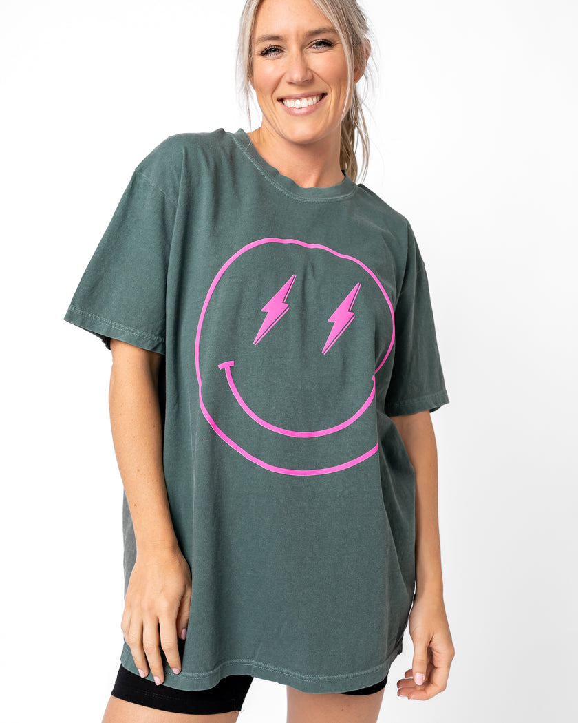 Fun Things Boyfriend Tee | Emerald Green