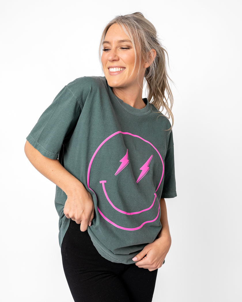 Fun Things Boyfriend Tee | Emerald Green