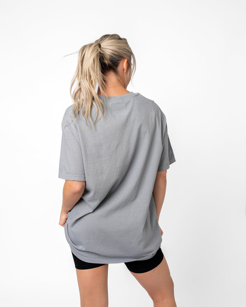 HIGH Boyfriend Tee | Granite Grey