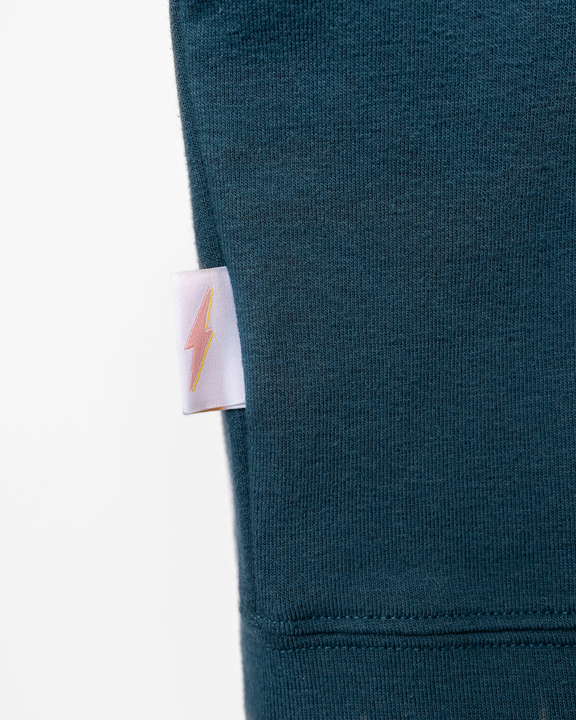 Half Zip Pullover Sweatshirt | Dark Teal