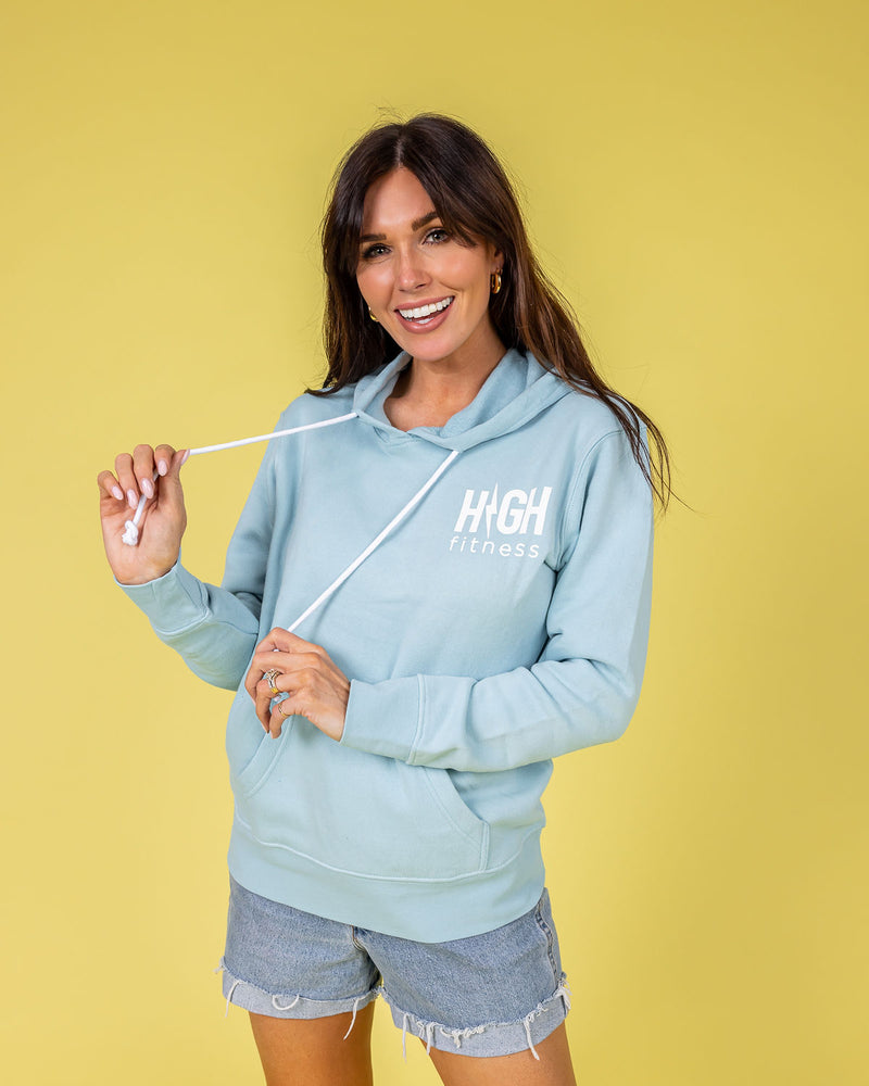 Pullover Hoodie | Center Logo *Sky Blue* XS,S,M
