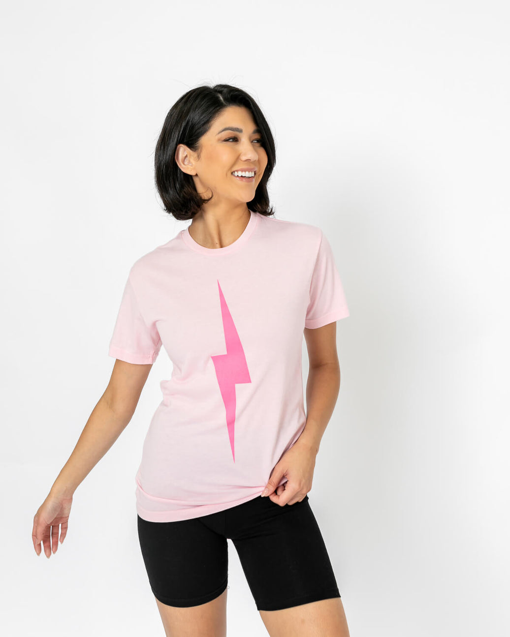 Bolt Tee | Pink on Pink *XS,XL,2X,3X*