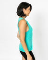 Bolt Muscle Tank | Teal