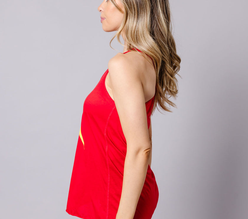 XOXO Red Racerback Tank