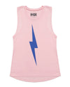 Bolt Muscle Tank | Pink