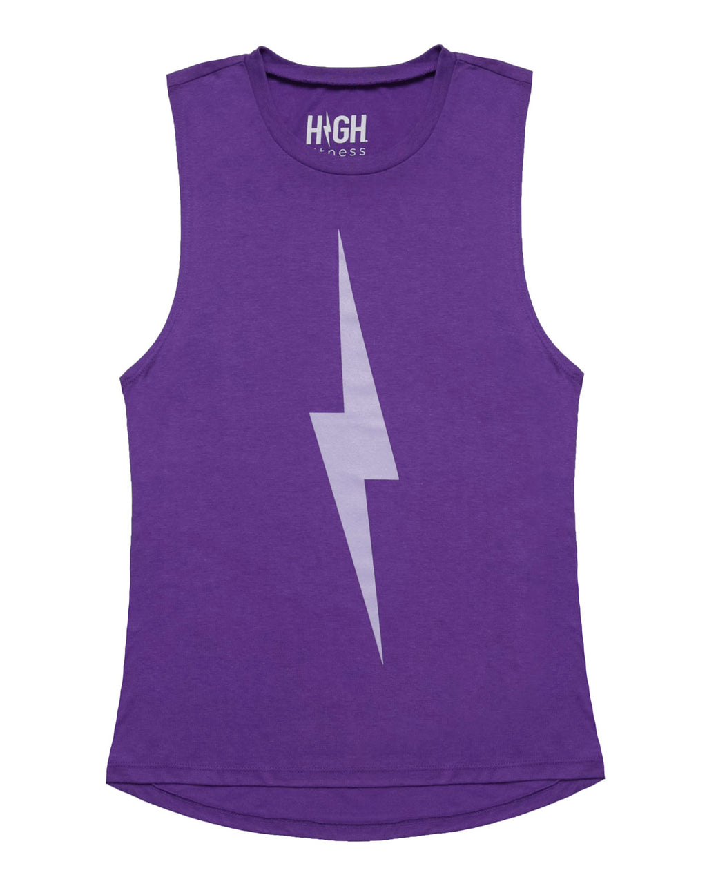 Bolt Muscle Tank | Light Purple on Purple *XS*
