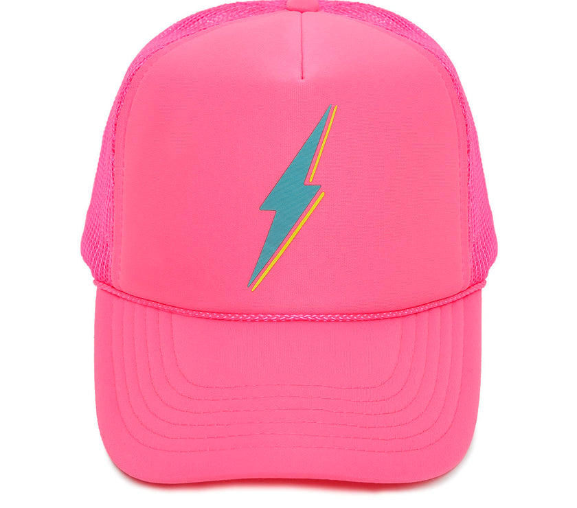 Bolt Trucker Hat | High Pink