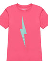Bolt Tee | Raspberry