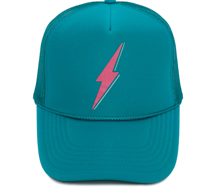 Bolt Trucker Hat | Turquoise