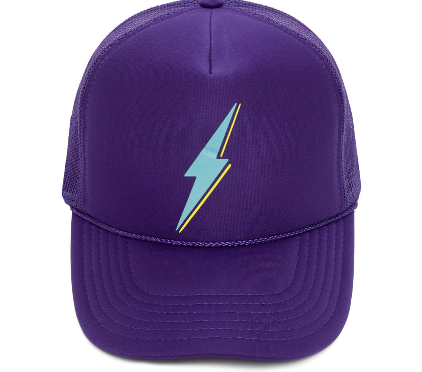 Bolt Trucker Hat | Bel-Air Purple