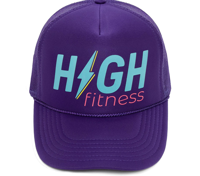 HIGH Trucker Hat | Bel-Air Purple