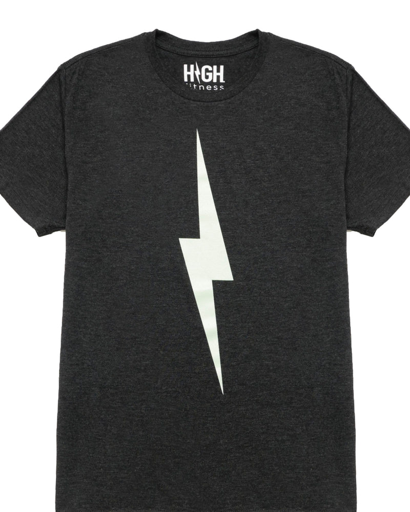 Bolt Tee | Heather Black