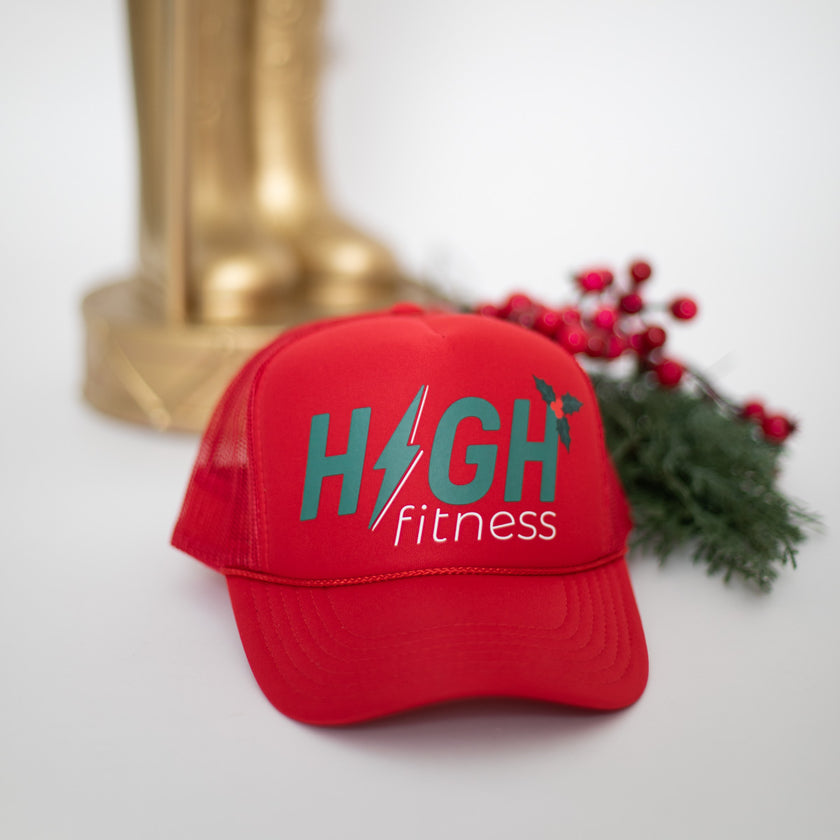 HIGH Trucker Hat | Holiday Red