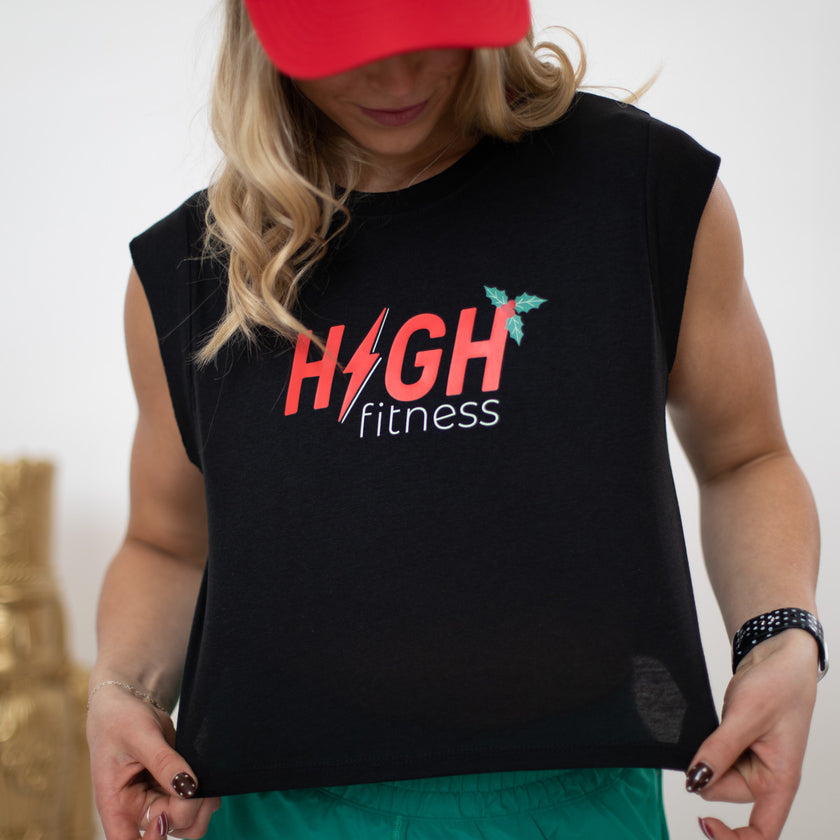 Holiday HIGH Muscle Crop Tank