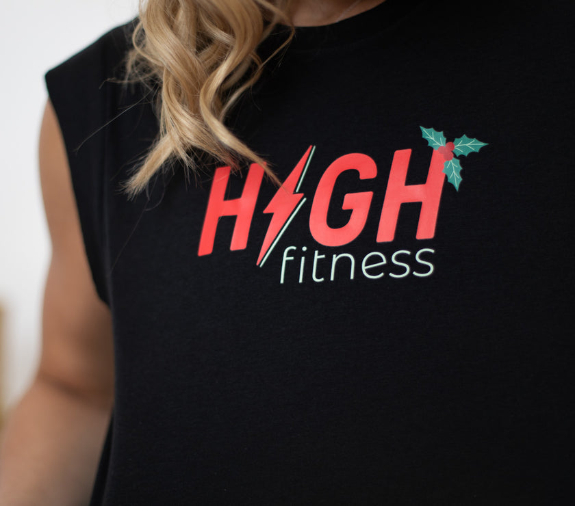 Holiday HIGH Muscle Crop Tank