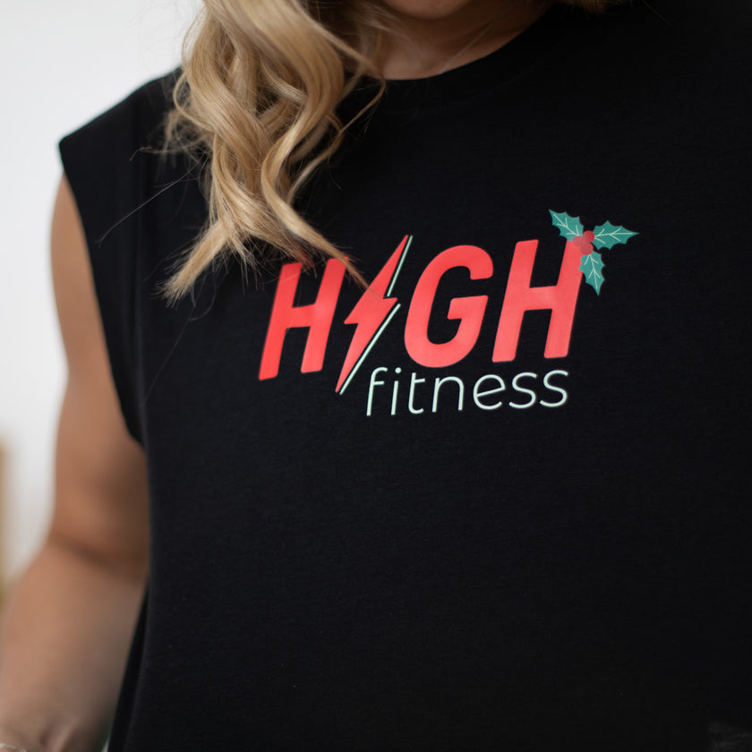 Holiday HIGH Muscle Crop Tank