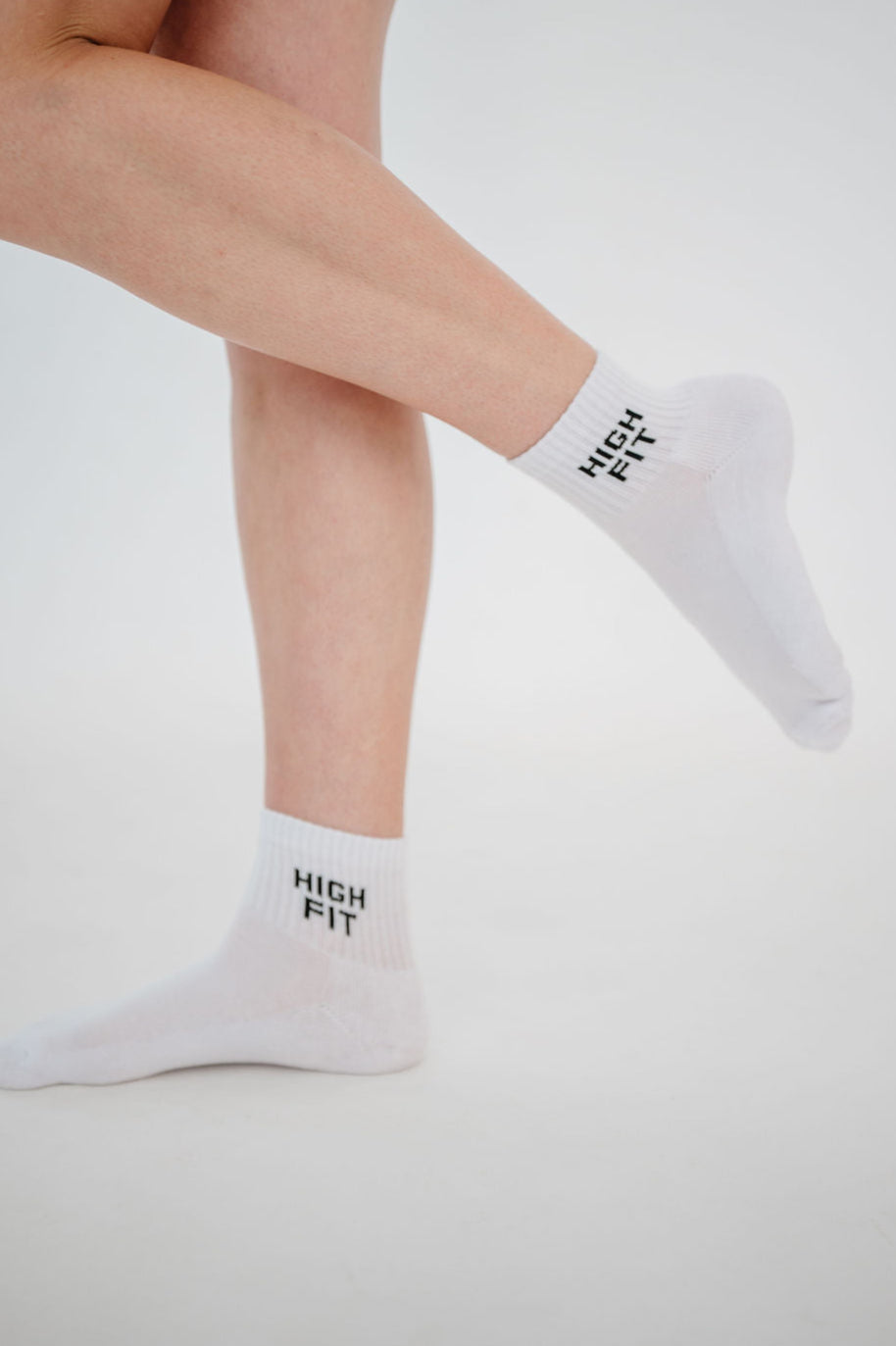 White High Fit Giveaway Sock
