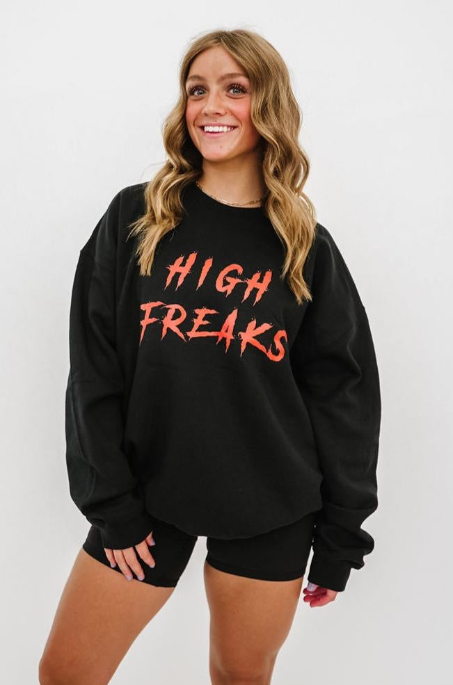 HIGH Freaks Crew Neck Sweatshirt *XL*