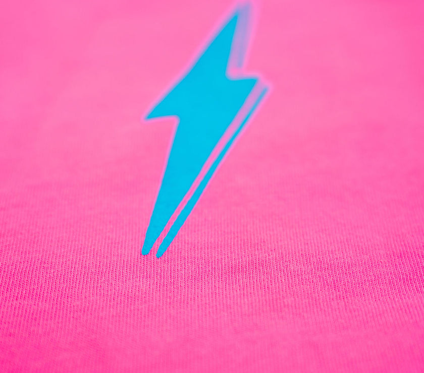 Know My Worth Boyfriend Tee | Neon Pink