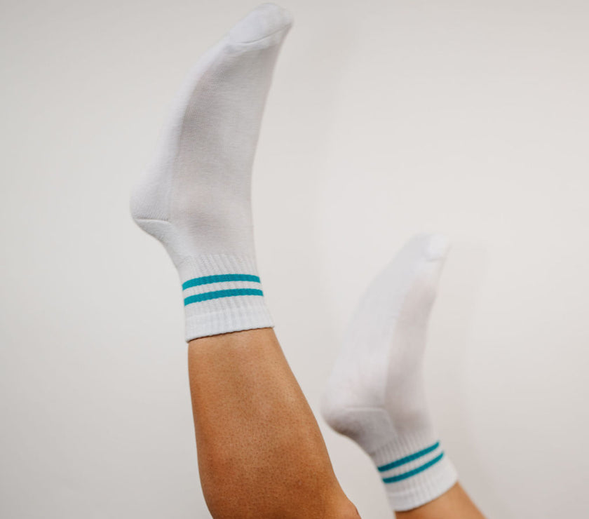 Stripe Shortie Athletic Socks | 3 Pack