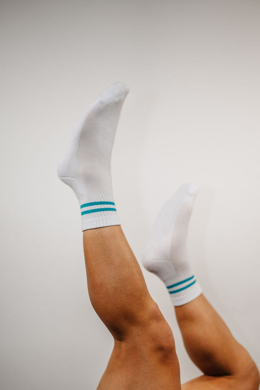 Stripe Shortie Athletic Socks | 3 Pack