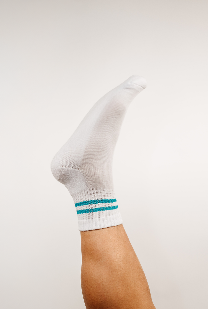 Stripe Shortie Athletic Socks | 3 Pack